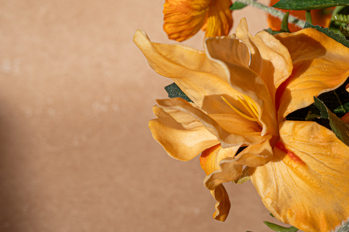 Sunset Orange Vase