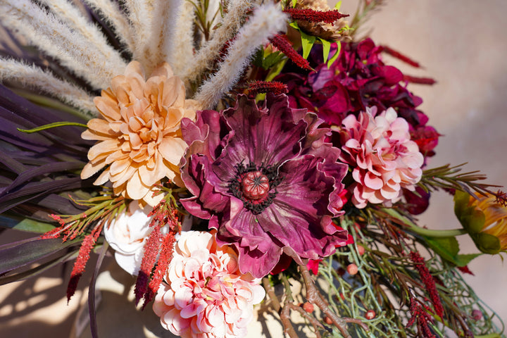 The Crimson Bloom Sculpture