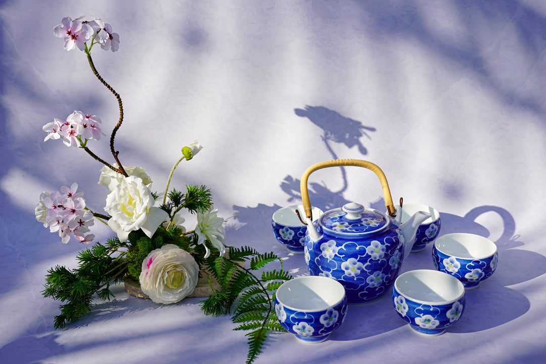 Blossoms Above the Clouds Tea Set
