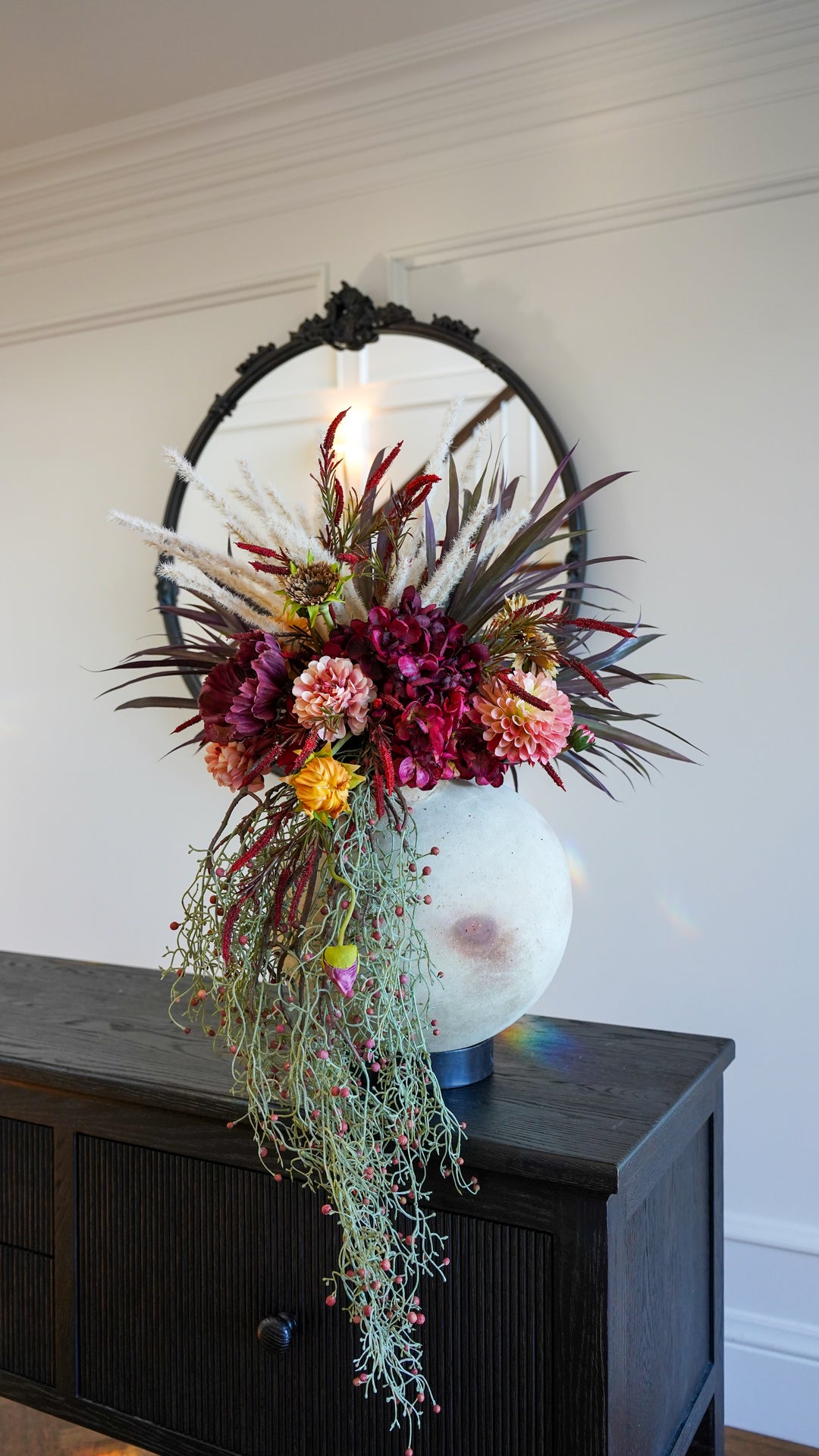 The Crimson Bloom Sculpture