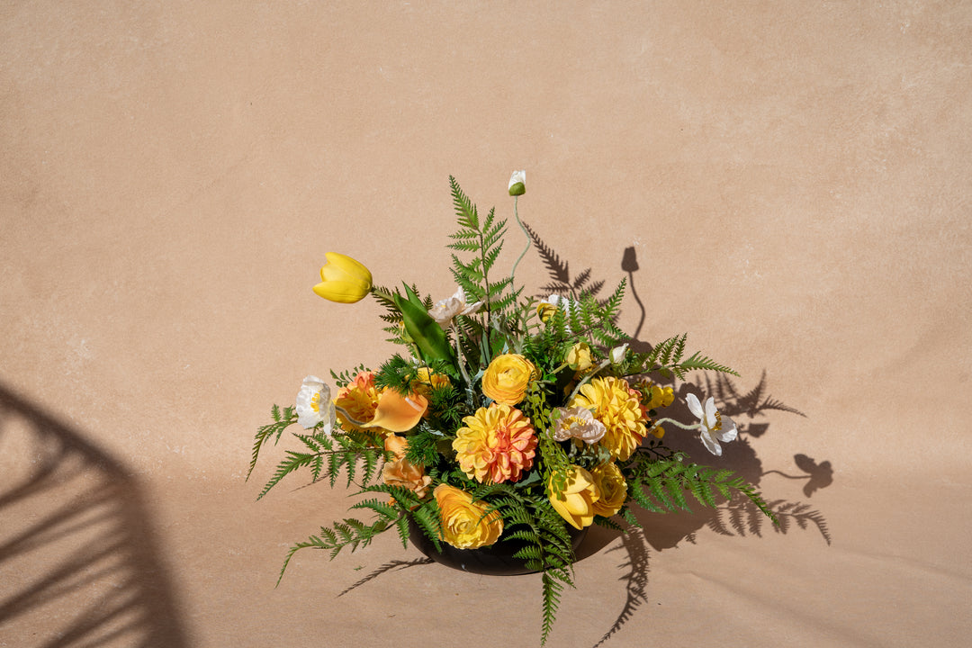Golden Garden Vase