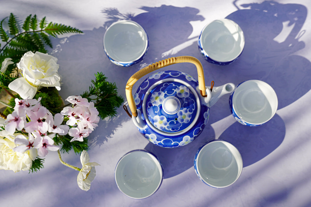 Blossoms Above the Clouds Tea Set